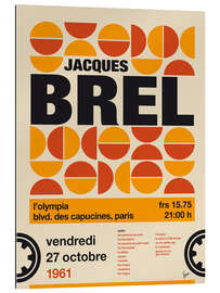 Gallery print Jacques Brel Concert Poster