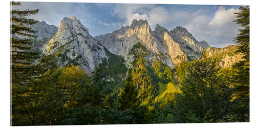 Acrylic print Wilder Kaiser