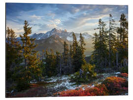 Aluminium print Magical Alpine Light II