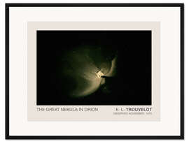 Gerahmter Kunstdruck Der große Nebel im Orion