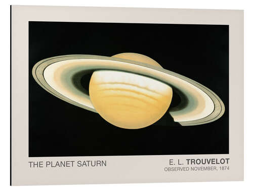 Quadro em alumínio The Planet Saturn