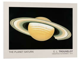 Foam board print The Planet Saturn