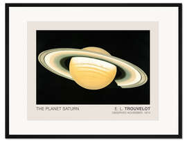 Gerahmter Kunstdruck Der Planet Saturn