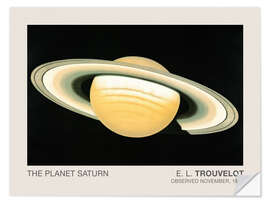 Selvklebende plakat The Planet Saturn