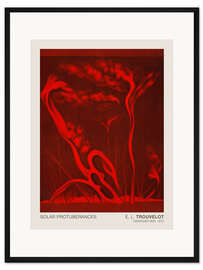 Gerahmter Kunstdruck Solare Protuberanzen