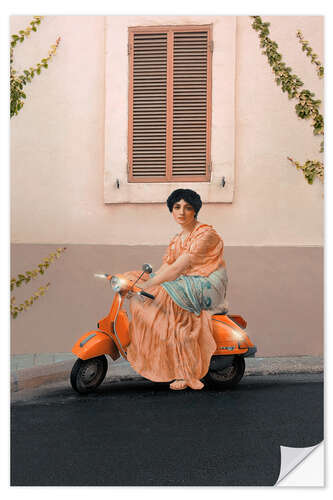 Sisustustarra Scooter Girl