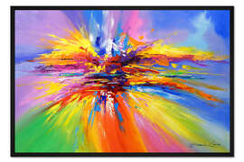 Gerahmter Kunstdruck Schwingung der Harmonie