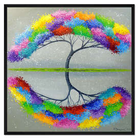 Gerahmter Kunstdruck Der Baum der Fülle