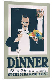 Gallery print Advertisement for Dinner, Orchestra and Vocalist