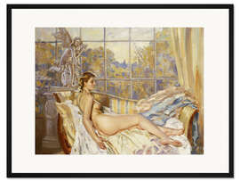 Gerahmter Kunstdruck Der geflügelte Junge