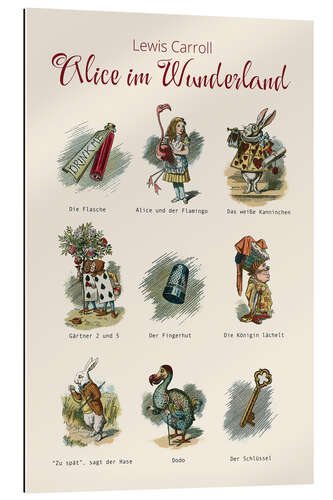 Gallery print Alice in Wonderland (German) III