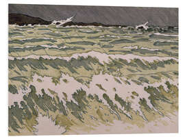 Quadro em PVC Rain on the Sea