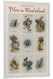 Foam board print Alice in Wonderland I