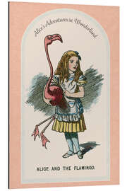 Alubild Alice and the flamingo