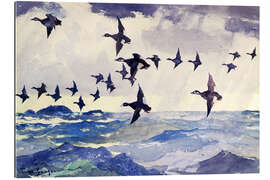 Stampa su plexi-alluminio Scoters over Water, 1924