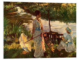 Tableau en PVC Fishing, Book Plate, ca. 1910