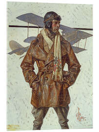 Akrylbilde Airforce Pilot, 1917