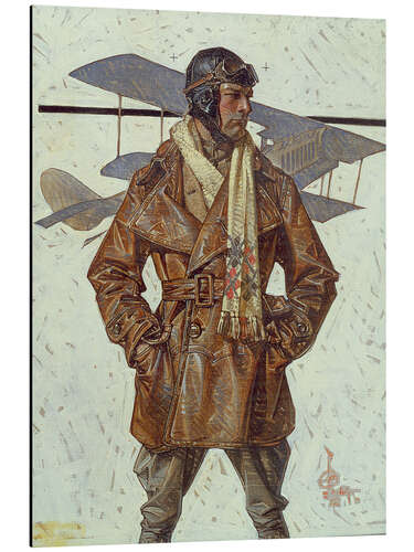 Alumiinitaulu Airforce Pilot, 1917