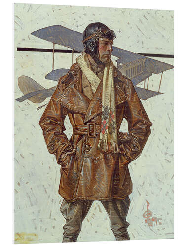 Tableau en PVC Airforce Pilot, 1917