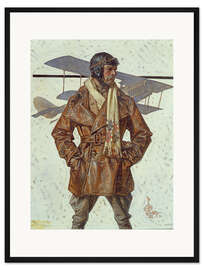 Gerahmter Kunstdruck Airforce Pilot, 1917