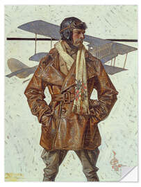 Selvklebende plakat Airforce Pilot, 1917