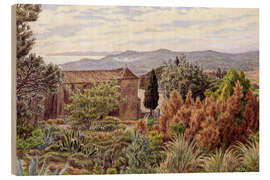 Quadro de madeira Landscape