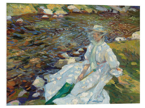 PVC print Jane Emmet de Glehn by a Stream, Val d'Aosta