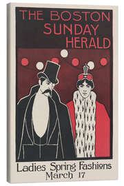 Obraz na płótnie The Boston Sunday Herald: Ladies Spring Fashions, 1895