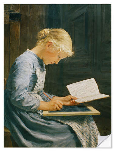 Muursticker "Industrious", 1886