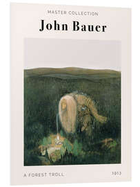 Hartschaumbild Forest Troll - John Bauer