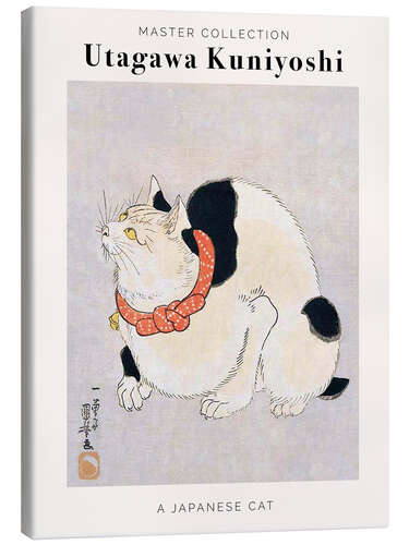 Canvas print Japanese Cat