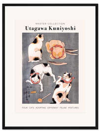 Gerahmter Kunstdruck Feline Postures