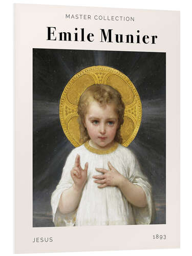 Foam board print Emile Munier - Jesus