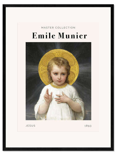 Framed art print Emile Munier - Jesus