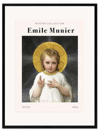 Framed art print Emile Munier - Jesus