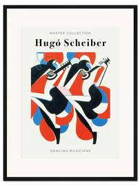 Gerahmter Kunstdruck Dancing Musicians