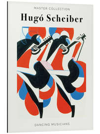 Magnettafel Dancing Musicians