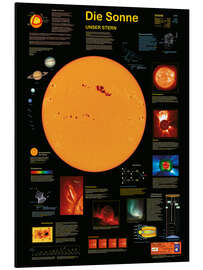 Magnettafel Die Sonne