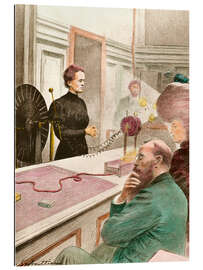 Gallery print Portrait of the physicist Marie Curie, teaching at the Sorbonne University