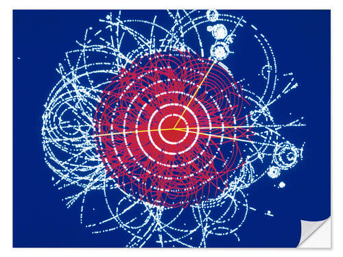 Wall sticker Elementary particles: Higgs boson, CERN, 1990