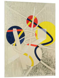 Foam board print Nuclear Space, 1946