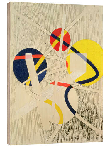 Wood print Nuclear Space, 1946