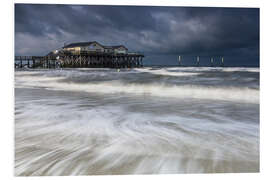 Quadro em PVC Wind and weather on the North Sea coast