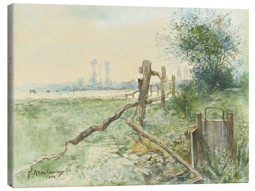 Canvas-taulu Meadow Landscape