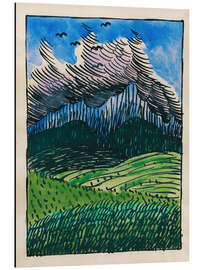 Aluminium print Landscape