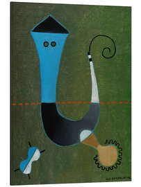 Magnettafel Abstrakte blaue u. grüne Komposition