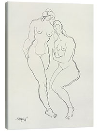 Canvas print Line Drawn Nude