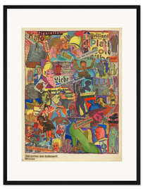 Gerahmter Kunstdruck Collage