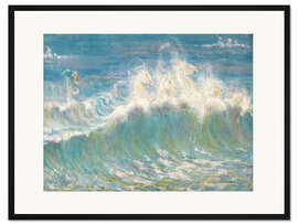 Gerahmter Kunstdruck Neptuns Pferde