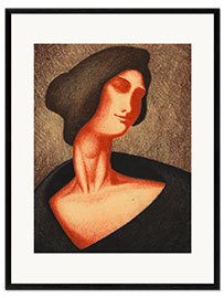 Framed art print Woman